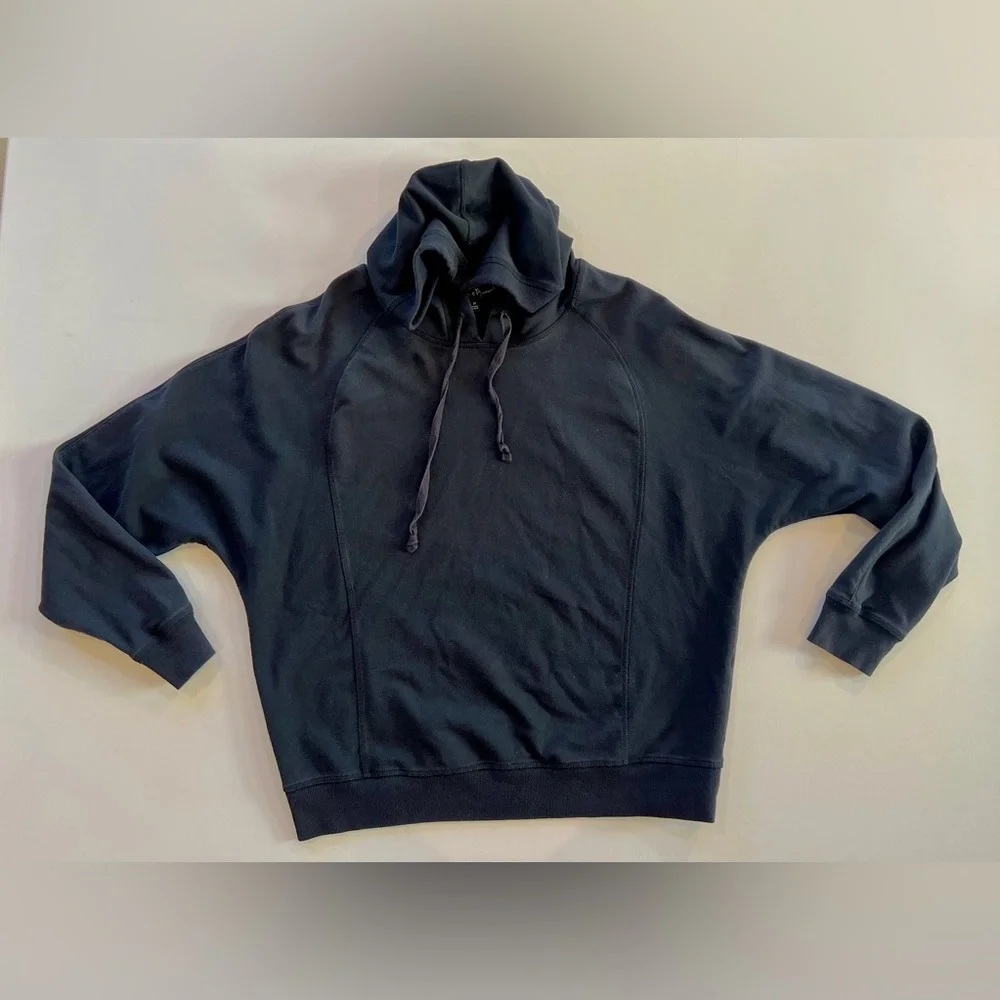 Mercer & Madison Black Dolman Sleeve Hoodie - Picture 1 of 9